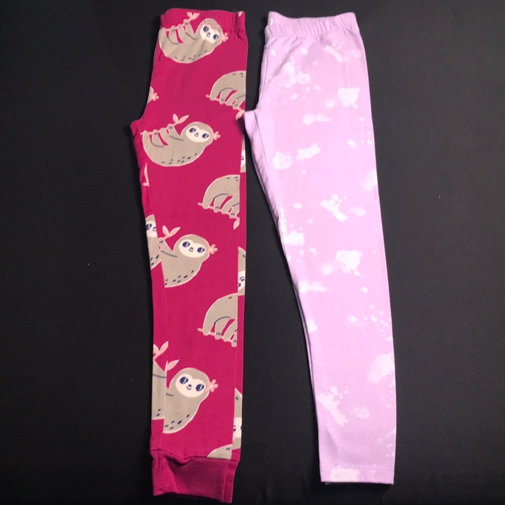 Carter’s 2 Pair Girls Pajamas Bottoms